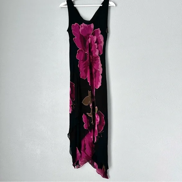 Gorgeous Vintage Floral Beaded Dress - Picture 8 of 9